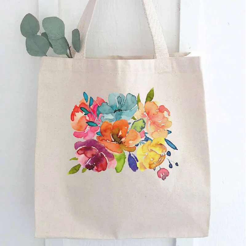 Stylish And Affordable Bags For Every Occasion Summer Flower Bouquet - Canvas Tote Bag Stylish And Affordable Bags For Every Occasion Summer Flower Bouquet - Canvas Tote Bag