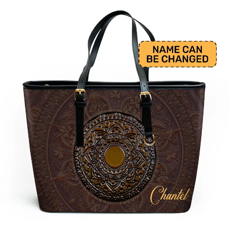 Vintage Bags For Retro And Classic Fashion Lovers The Mysticism - Personalized Leather Totebag STB25