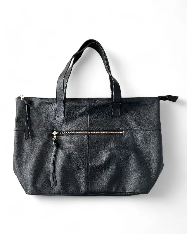 Luxury Bags With Premium Materials And Craftsmanship Toronto Black Leather Tote Bag Luxury Bags With Premium Materials And Craftsmanship Toronto Black Leather Tote Bag