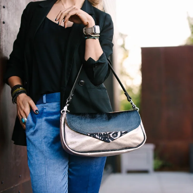 Modern And Limited-Time Offer Bags Urban Edge Collection | Adri Shoulder Tote | Champagne Steel + Iron Ore