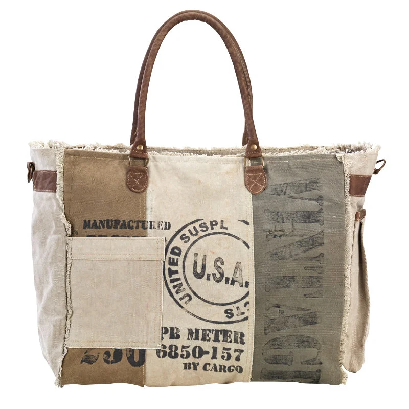 Vibrant Bags With Discounts Usa Frayed Tote with Strap