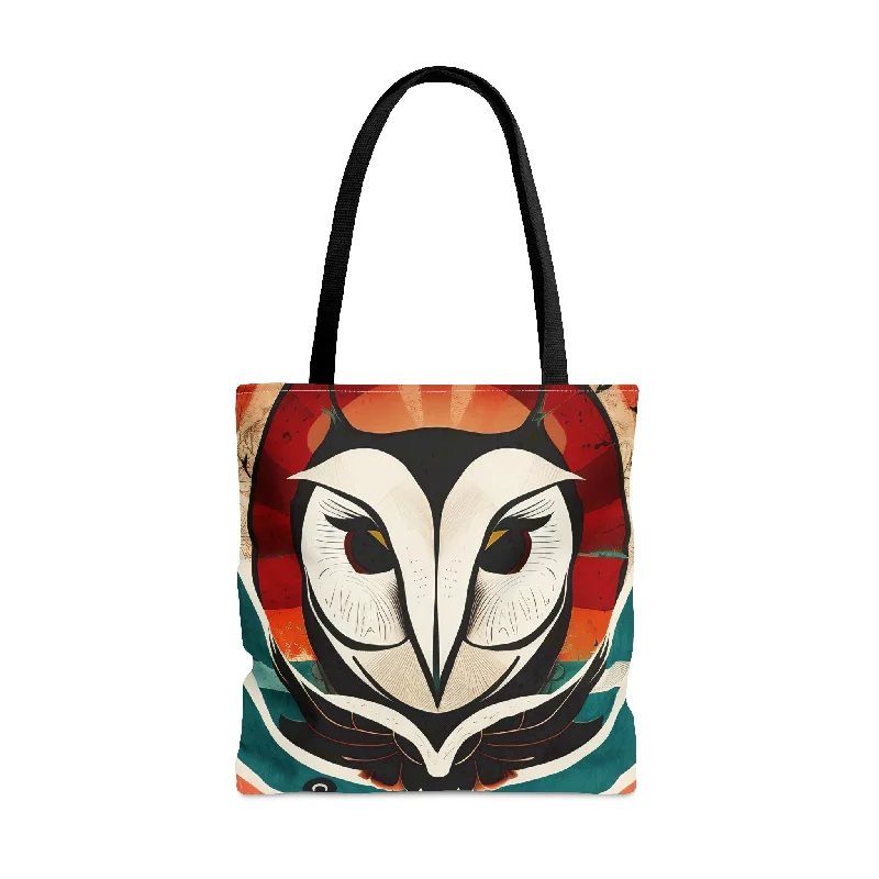 Designer Bags For Luxury Collectors Watercolor Owl Tote