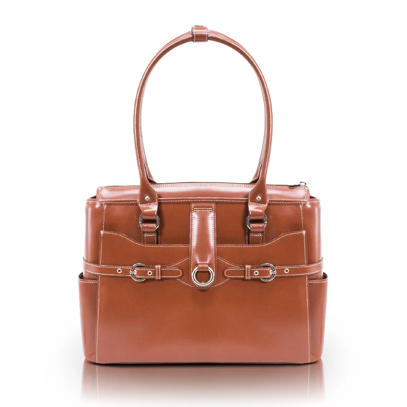 Discounted Designer Bags On Sale WILLOW SPRINGS | 15” Leather Laptop Briefcase