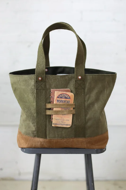 Seasonal Sale Bags WWII era Salvaged Canvas Tote Bag