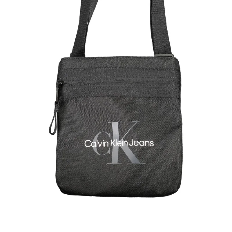 Compact Bags For Minimalist Travelers Calvin Klein Black Polyester Shoulder Bag