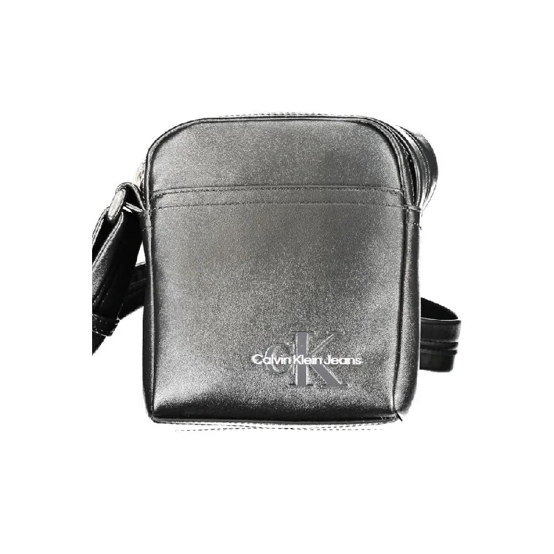 Eco-Friendly Bags For Sustainable Fashion Lovers Calvin Klein Black Polyethylene Shoulder Bag