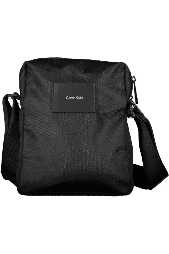 Tsa-Approved Bags For Hassle-Free Airport Security Calvin Klein Black Polyester Men Shoulder Bag