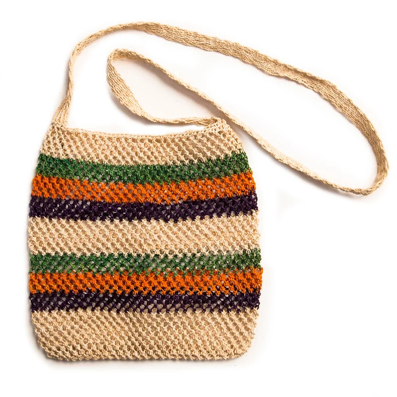 Bag For Luxury Lovers Handmade Open Weave Shoulder Strap Bags from the Peruvian Amazon