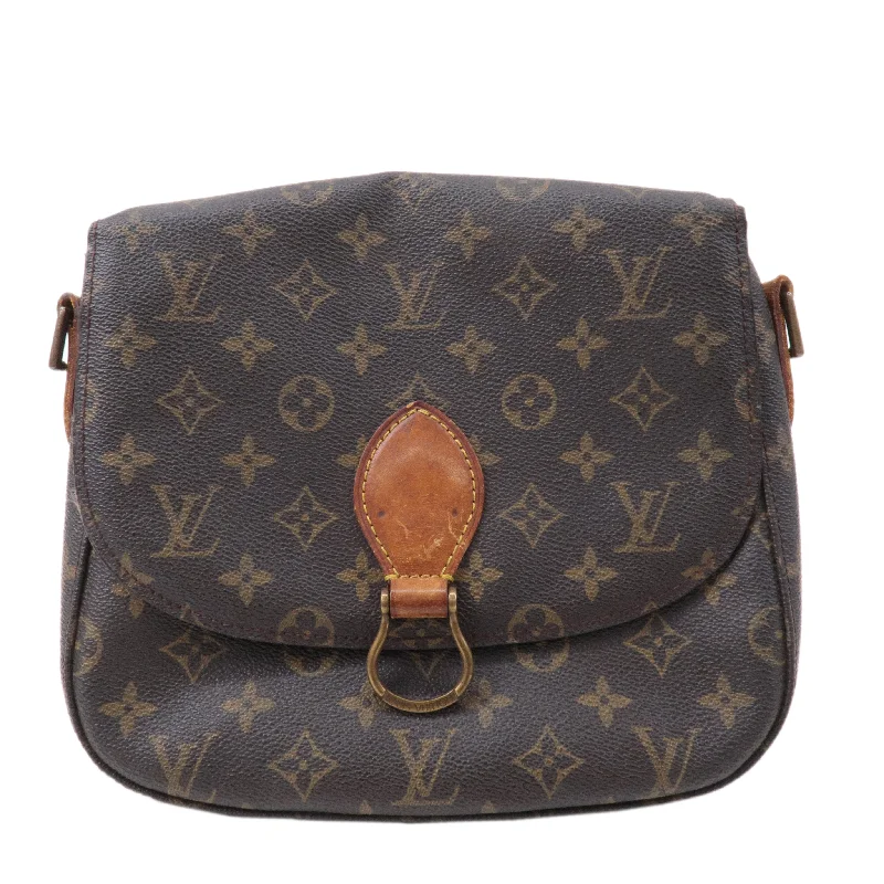 Valentine's Day Authouis Louis Vuitton Monogram Saint Cloud GM Shoulder Bag Brown M51242