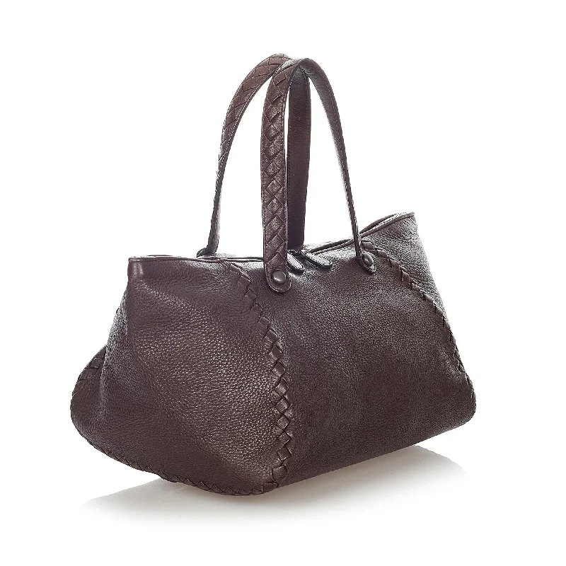 Eco-Friendly Bags With Promotions Bottega Veneta Intrecciato Leather Shoulder Bag (SHG-23574)