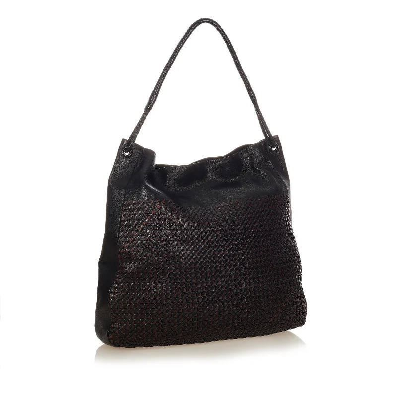 Designer Bags For Luxury Collectors With Offers Bottega Veneta Intrecciato Leather Shoulder Bag (SHG-24740)
