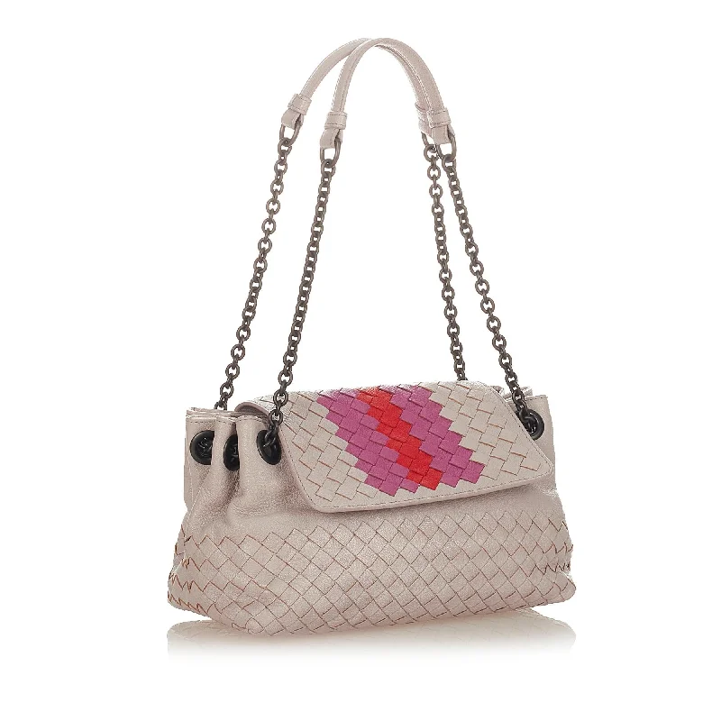 Everyday Bags For Work, School, Or Errands Bottega Veneta Intrecciato Leather Shoulder Bag (SHG-26303)
