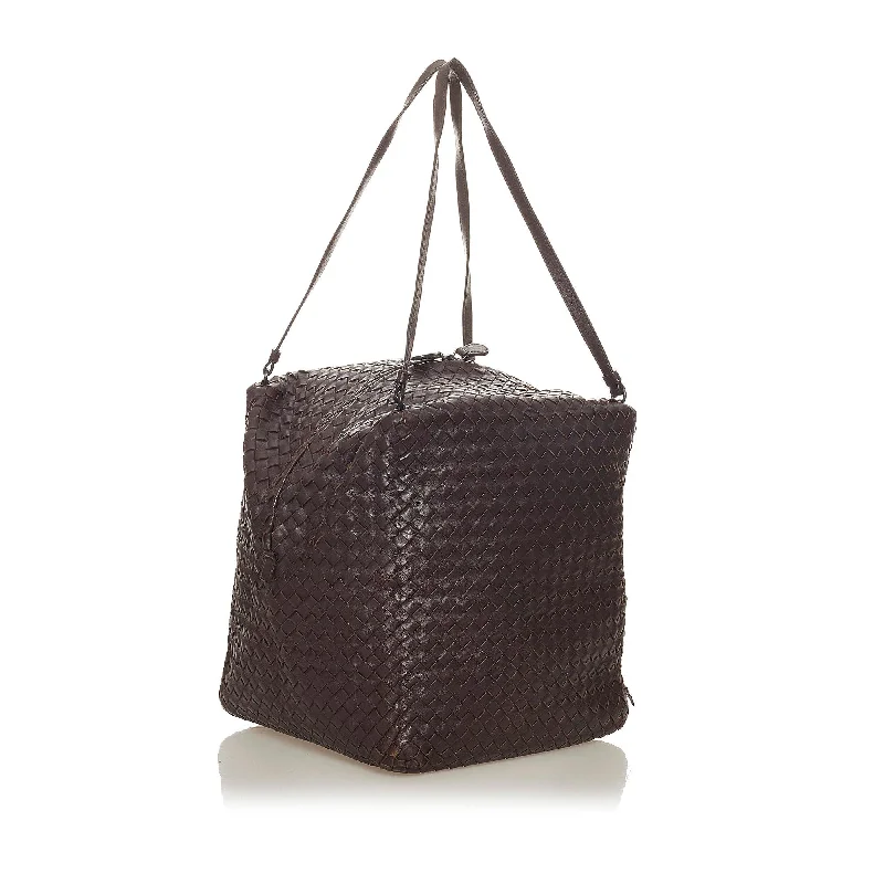 Festival Bags For Concerts And Events Bottega Veneta Intrecciato Leather Shoulder Bag (SHG-27651)