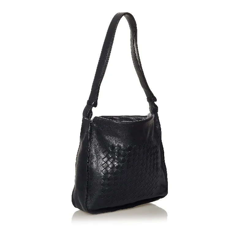 Spacious And Discounted Bags Bottega Veneta Intrecciato Leather Shoulder Bag (SHG-36214)