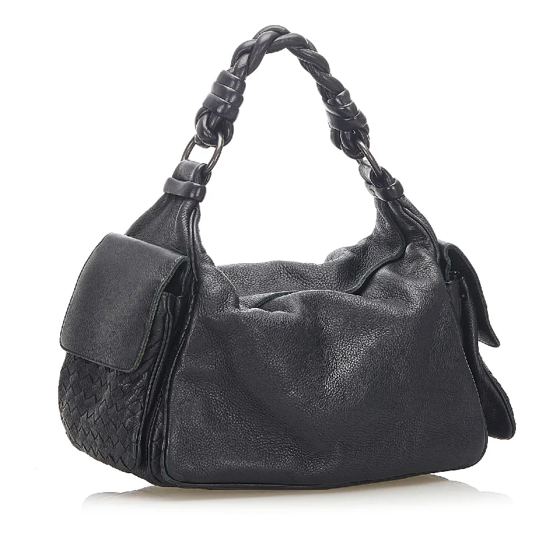 Trendy Festival Bags With Limited-Time Offers Bottega Veneta Intrecciato Leather Shoulder Bag (SHG-36583)