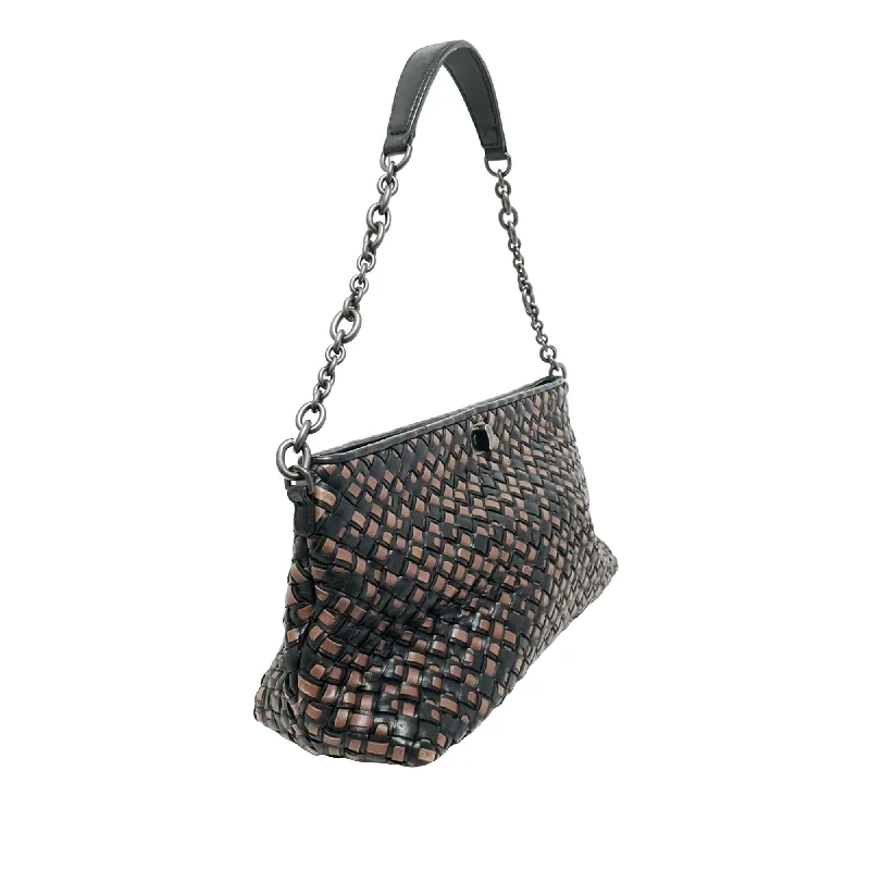 Trendy Bags For Teenage Girls Bottega Veneta Intrecciato Leather Shoulder Bag (SHG-9OKAXm)