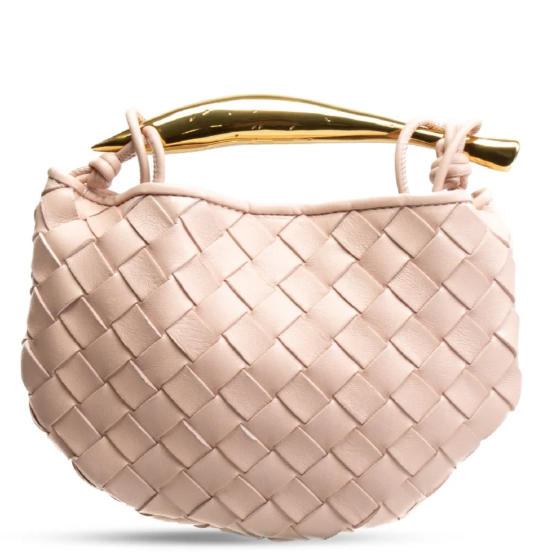 Seasonal Sale Bags BOTTEGA VENETA Intrecciato Mini Sardine Shoulder Bag - Lotus Pink