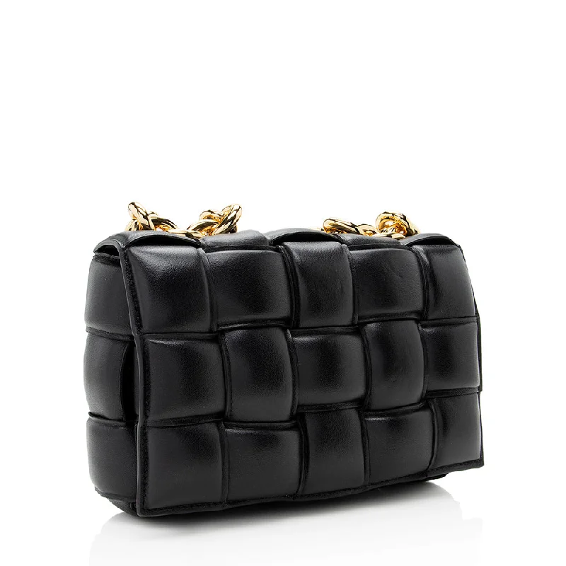 Uxury Designer Handbag Brands Bottega Veneta Lambskin Cassette Chain Maxi Shoulder Bag (SHF-18871)
