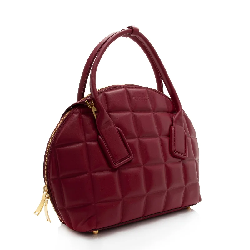 Festive Holiday Gift Bags Bottega Veneta Puffed Calfskin The Swoop Medium Shoulder Bag (SHF-uSpBxj)