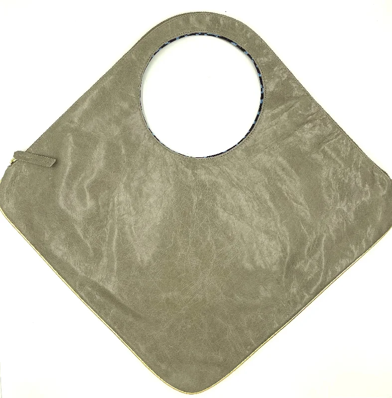 Urban Style Diamond Shoulder Bag in Mashroom Shiny Taupe  LIMITED EDITION
