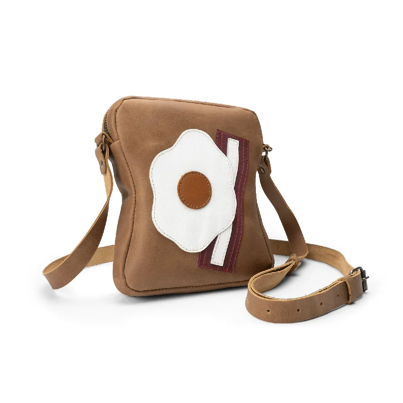 Chic Bags For Office Professionals And Urban Dwellers Egg and Bacon Sandwich-Shaped Shoulder Bag