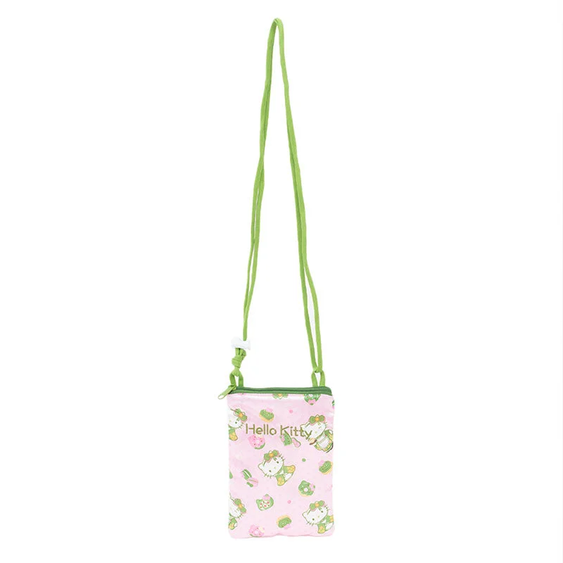 Designer Bags For Luxury Collectors With Offers Hello Kitty Matcha Sweets Shoulder Pouch