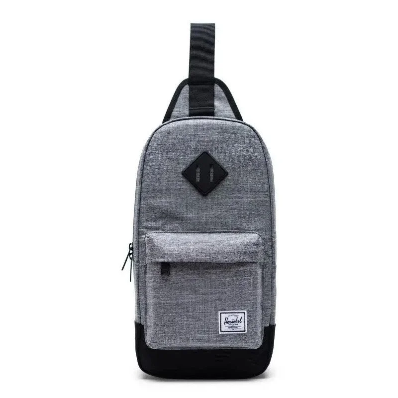 Affordable Bags For Budget Shoppers Herschel Heritage Shoulder Bag - Raven Crosshatch