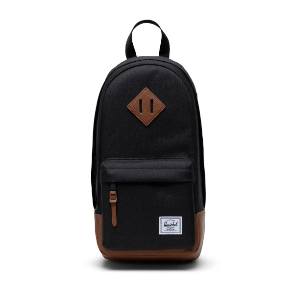 Limited Edition Bags For Collectors Herschel Supply Co. Heritage Shoulder Bag - Black/Tan