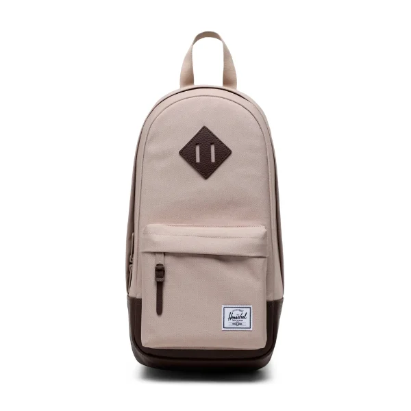 Wholesale Bags For Resellers Herschel Supply Co. Heritage Shoulder Bag - Light Taupe/Chicory Coffee