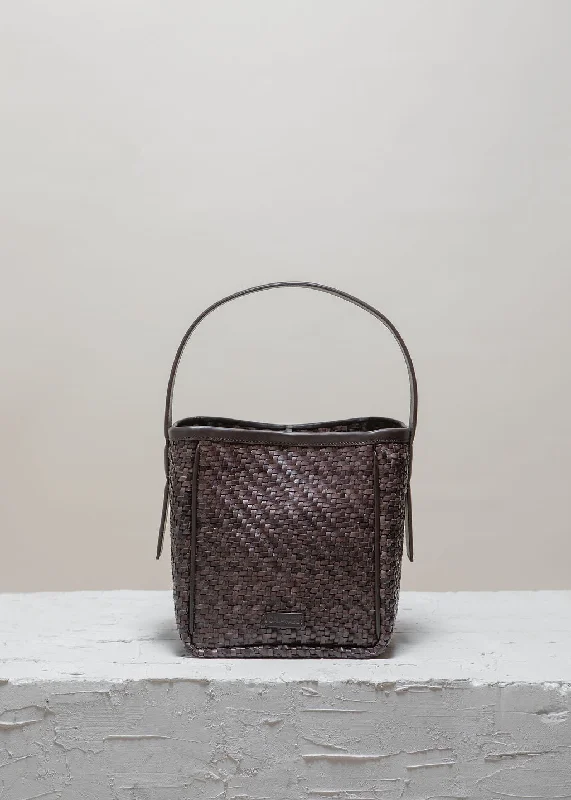 Designer Bags For Luxury Collectors IWA MINI Umber Twill Shoulder bag