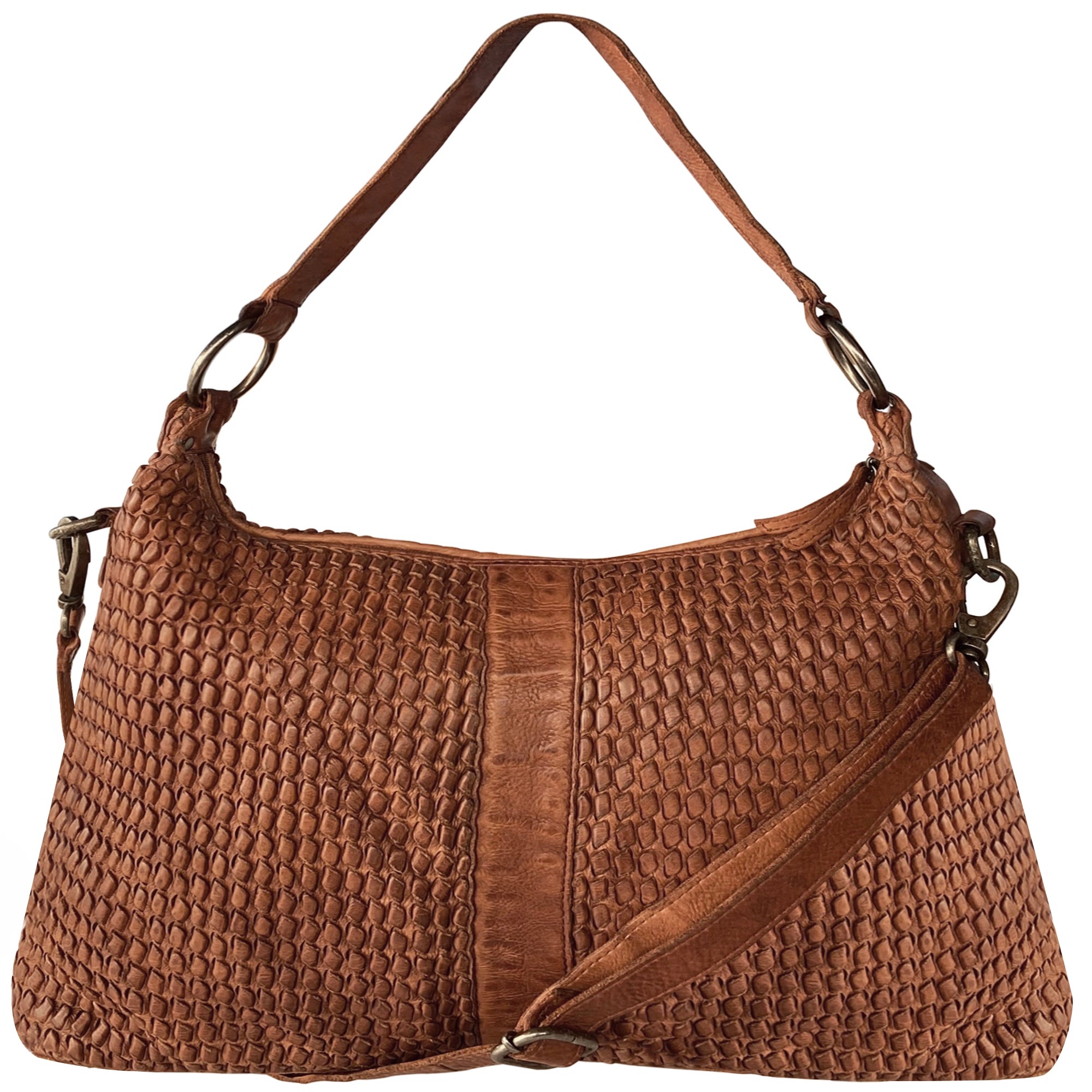 Limited-Time Offers On Trendy And Stylish Bags Leather Hand-Woven Tote Shoulder Bag for Women, Cognac Limited-Time Offers On Trendy And Stylish Bags Leather Hand-Woven Tote Shoulder Bag for Women, Cognac