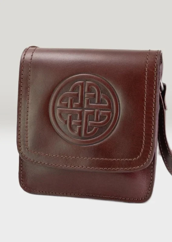 Festival Bags For Concerts And Events Lee River Morrigan Celtic Shoulder Bag | Brown Festival Bags For Concerts And Events Lee River Morrigan Celtic Shoulder Bag | Brown