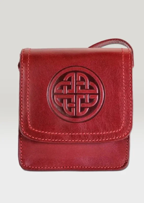 Inspired Bags For Affordable Luxury Lee River Red Morrigan Celtic Shoulder Bag