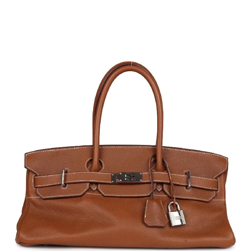 Cyber Monday Discounts On Bags Pre-owned Hermes Shoulder Birkin 42 JPG Gold Clemence Palladium Hardware