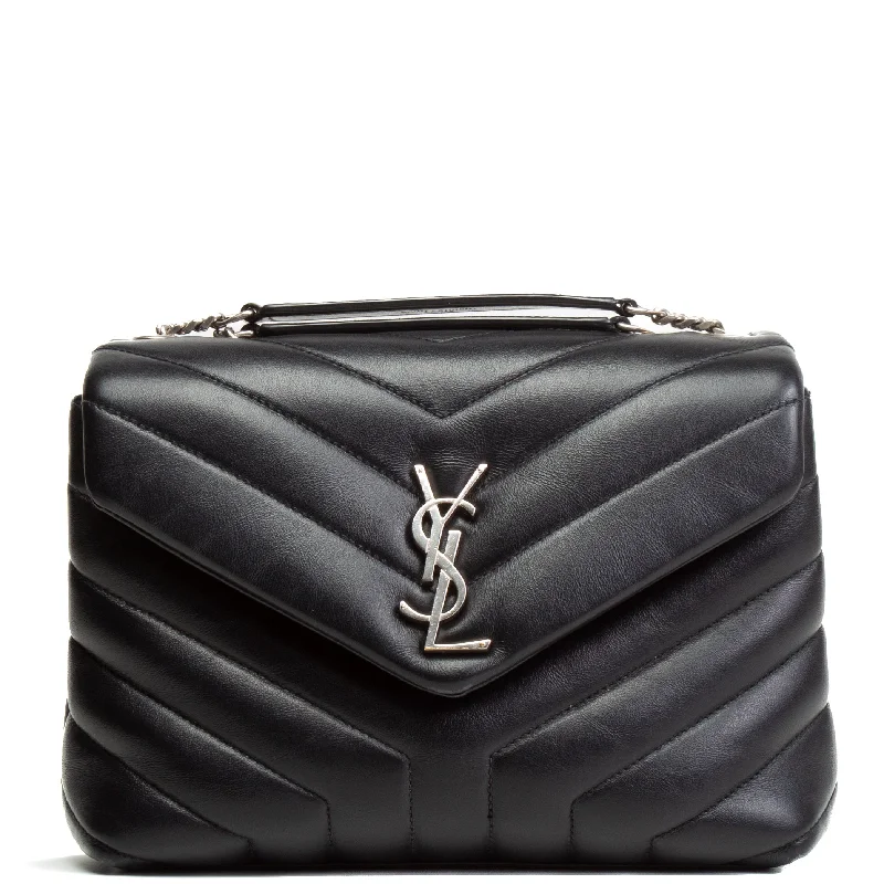 Versatile Bags That Suit Any Outfit Or Event SAINT LAURENT Small Loulou Shoulder Bag - Black