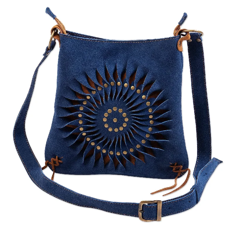 Affordable Handbags Shoulder Bag with Adjustable Strap - Water Spiral