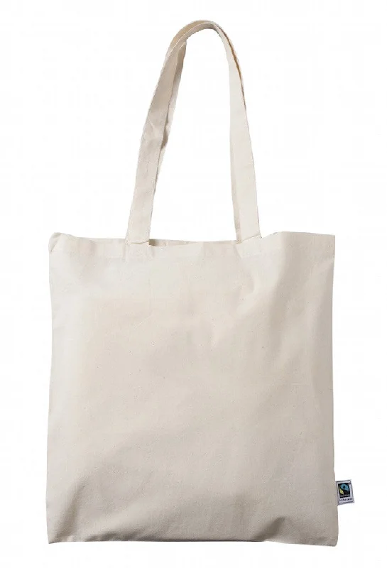 Bags With Tsa-Approved Features FT 0129 NT - Fairtrade Cotton Simple Shoulder Bag