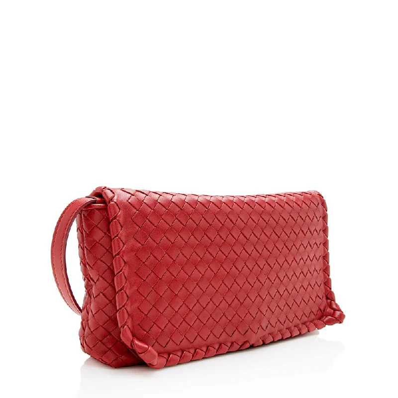 Limited Edition Bags For Collectors Bottega Veneta Intrecciato Woven Shoulder Bag (SHF-15999)