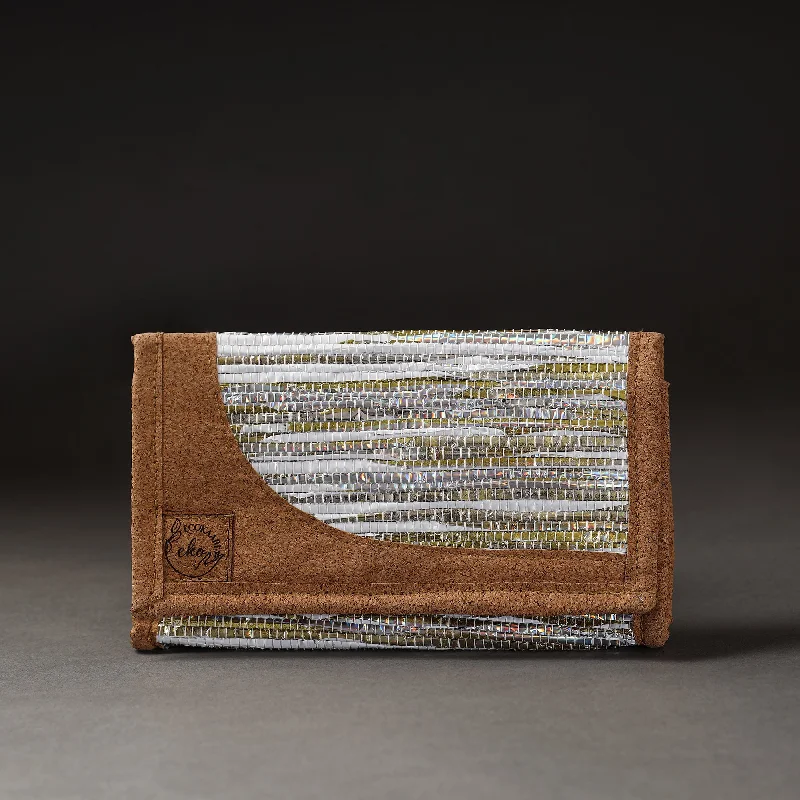 Active Lifestyles Upcycled Weave Handcrafted Clutch