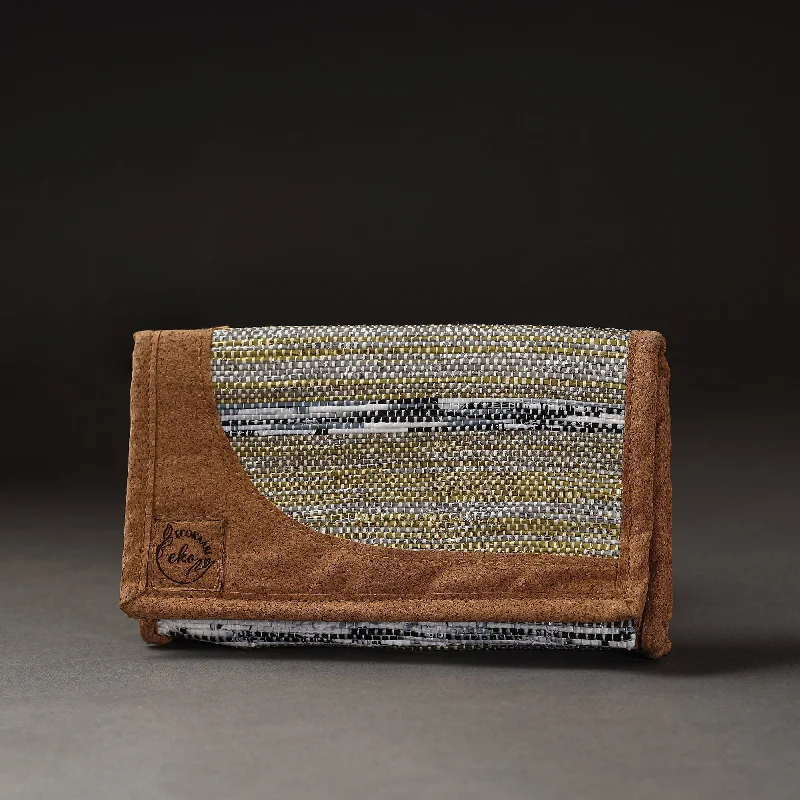 Urban Style Upcycled Weave Handcrafted Clutch