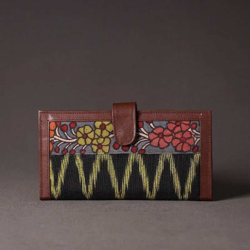 Discounted Designer Bags For Clearance Sale Black - Handpainted Kalamkari Natural Dyed Cotton Clutch