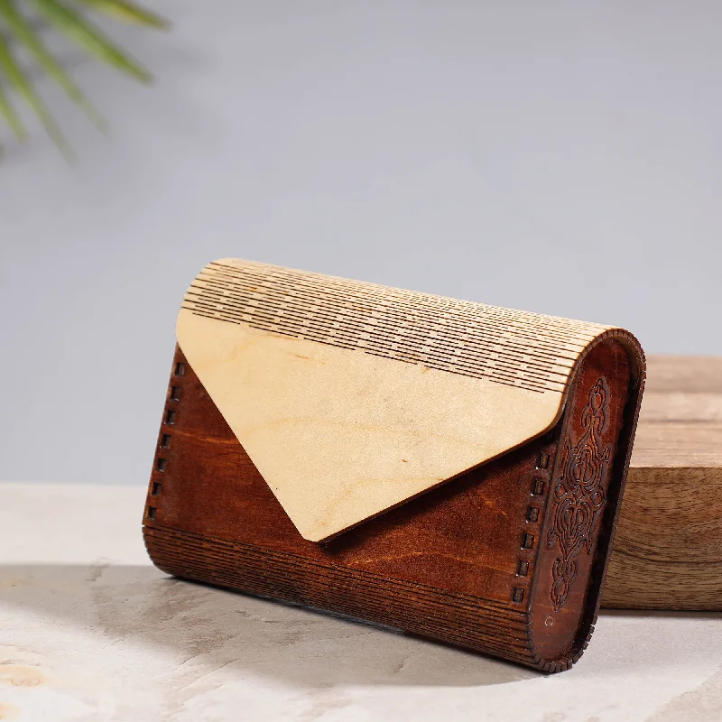 Party Bags For New Year's Eve And Special Occasions Handcrafted Birch Wooden Clutch