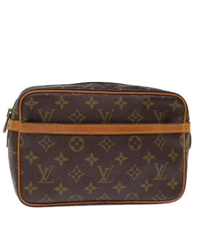 Bag For Modern Fashion Monogram Canvas Clutch Bag with Serial No. 873TH