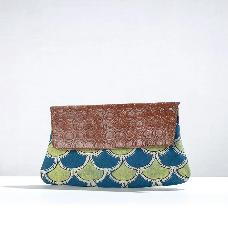 Bags With Seasonal Sales Multicolor - Handcrafted Clutch with Handpainted & Embossed Leather Flap Bags With Seasonal Sales Multicolor - Handcrafted Clutch with Handpainted & Embossed Leather Flap