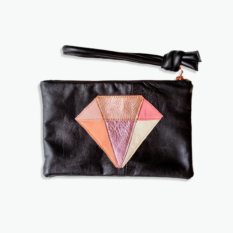Spacious And Discounted Bags Abundance Clutch Rose quartz crystal