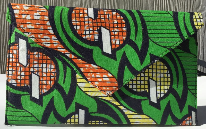 Discounted Designer Bags On Sale The Soweto Ankara Clutch/Purse