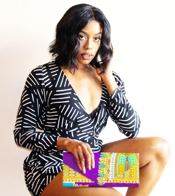 High-Quality Bags The Lagos Ankara Clutch/Purse