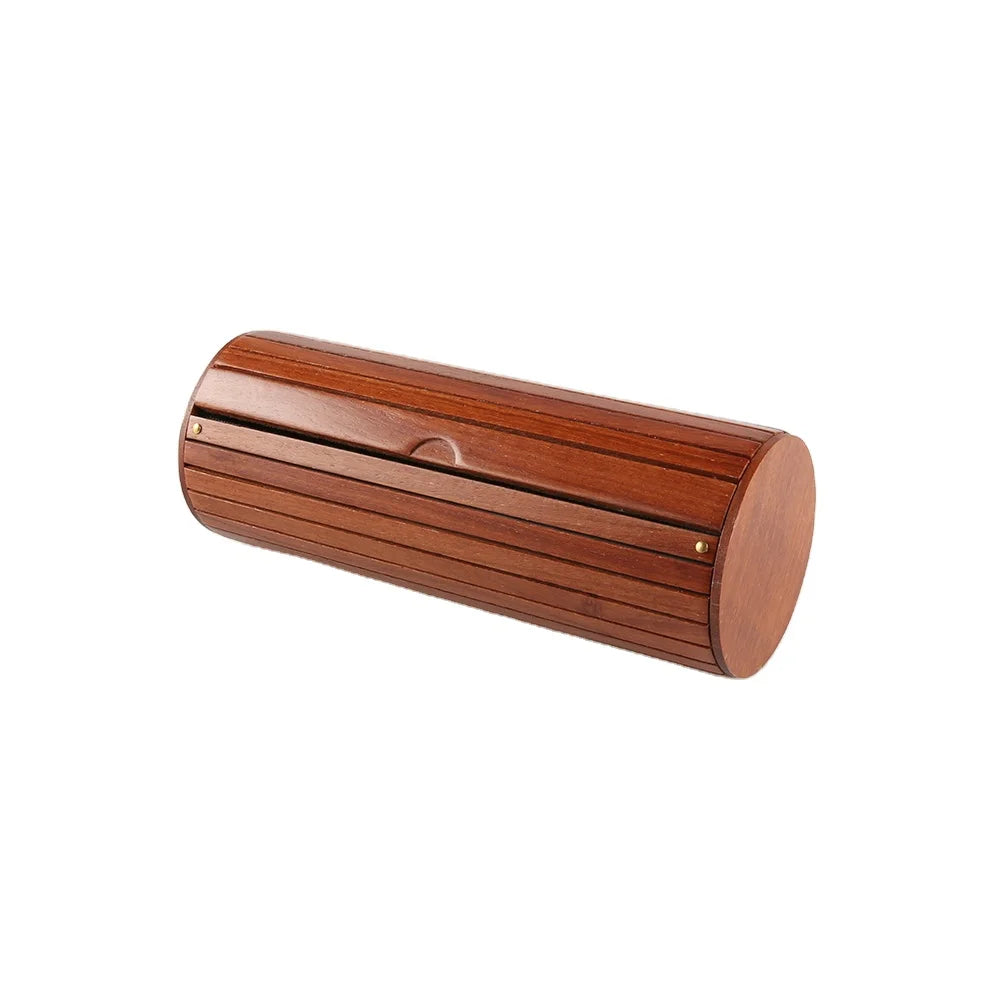 High-Quality Bags Barrel Wood Mini Clutch