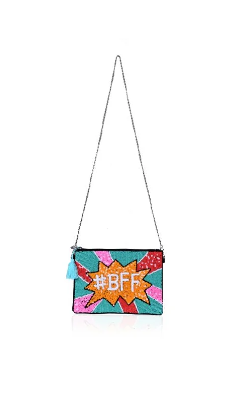 Lightweight And Affordable Bags BFF Embellished Clutch