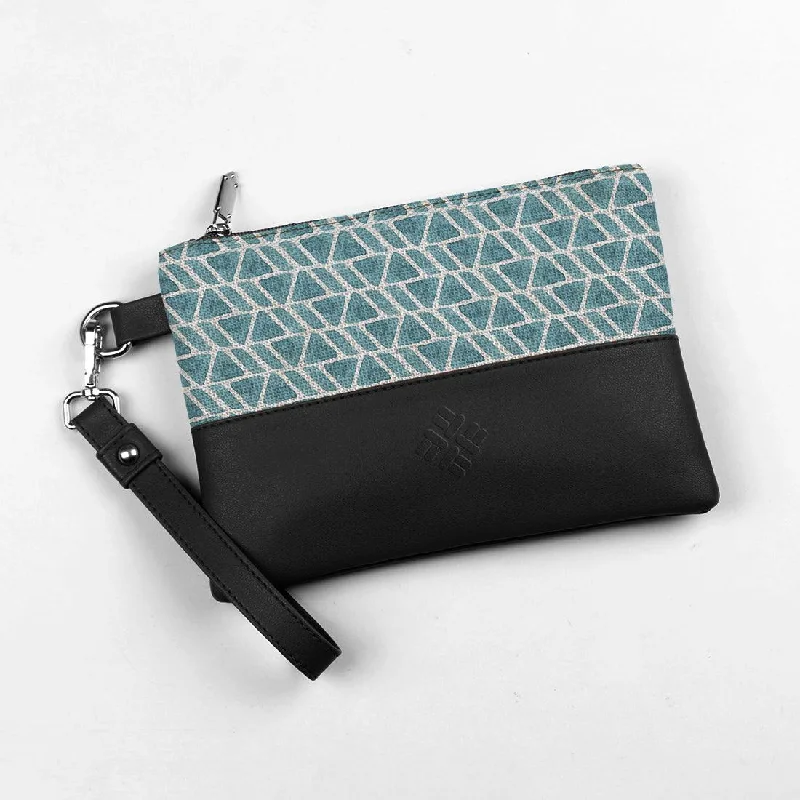 Scratch-Resistant And Luxury Sale Bags Black Toiletry Pouch African Blue